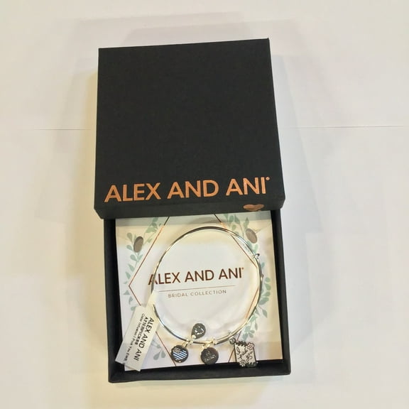Alex and Ani Color Infusion I Pick You Bangle Shiny Silver One Size