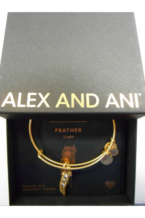 Feather Charm Bangle