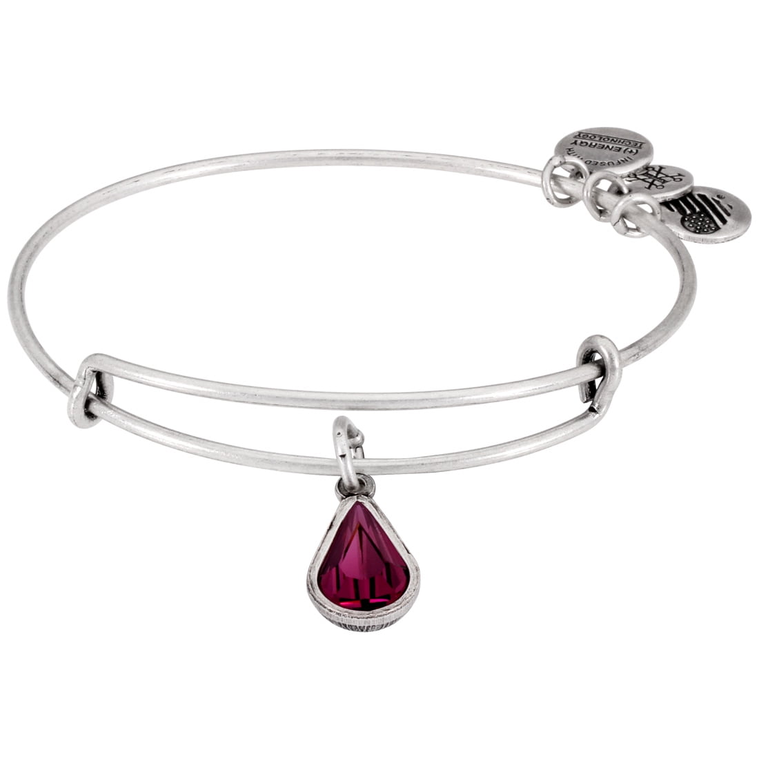 Alex and ani birth month deals charm with swarovski crystal bangle bracelet