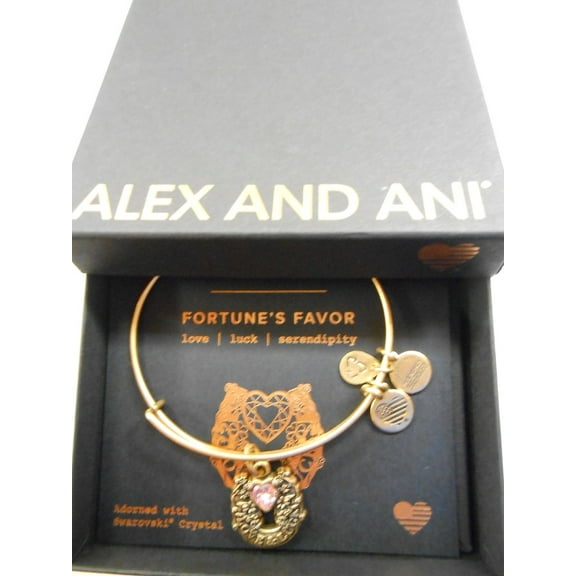 Alex and Ani Fortune's Favor Rafaelian Gold Bangle Bracelet