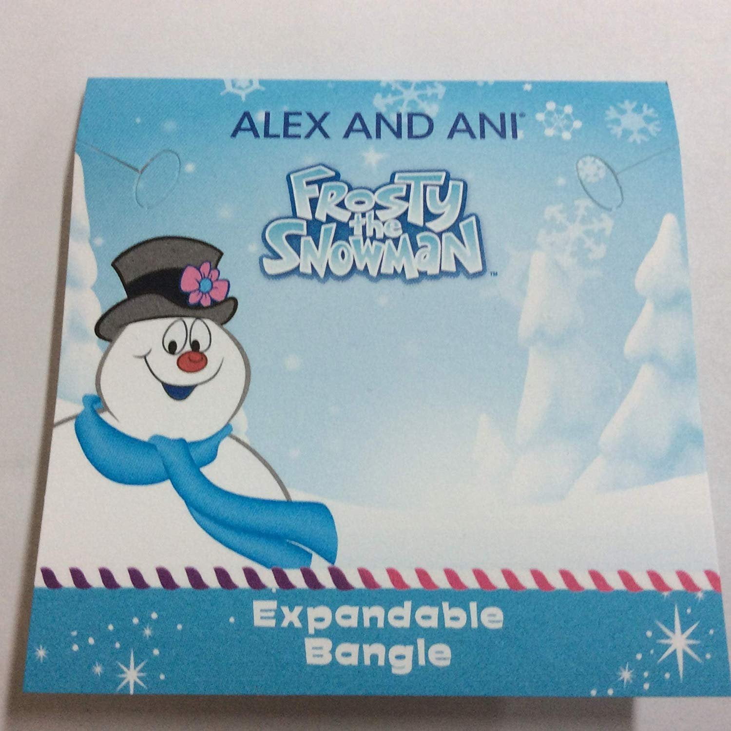 Alex and Ani Frosty The Snowman Set of 2 Bangle Bracelet Shiny Silver One Size Walmart