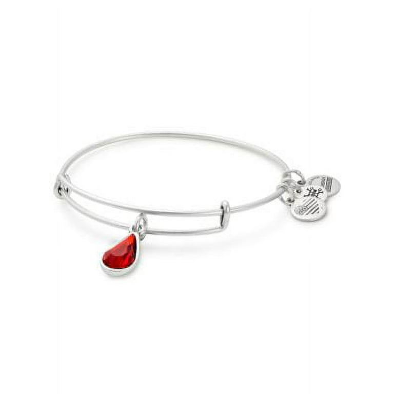Alex and ani birth month charm with swarovski crystal bangle bracelet sale