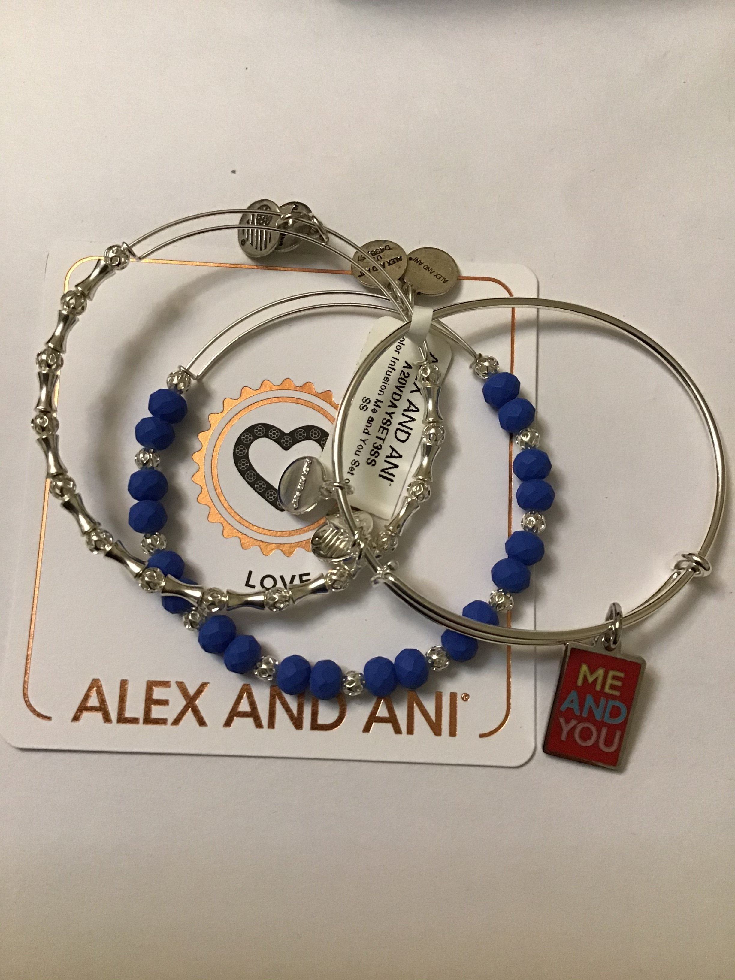 Alex and Ani Me and You Bracelet Set of Walmart Business Supplies