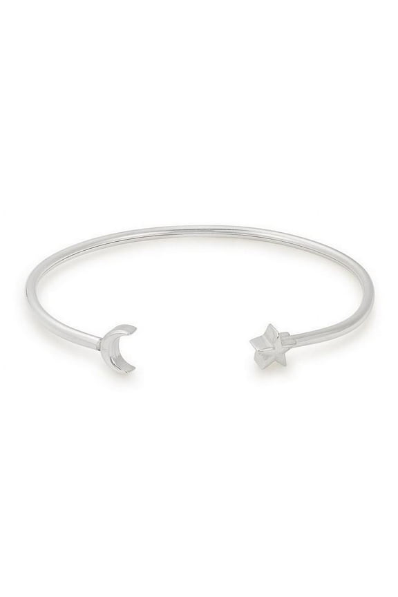 Moon and Star Precious Cuff - PC17CFMS01S