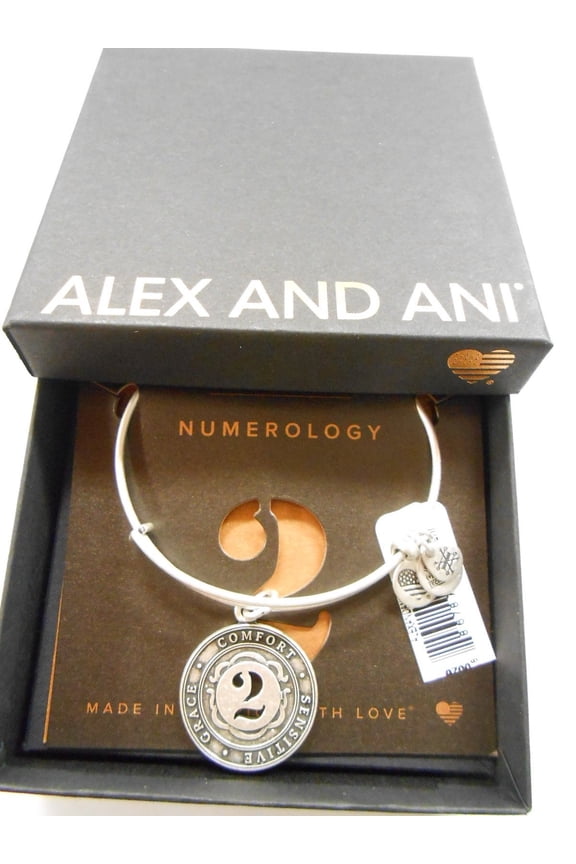 Number 2 Charm Bangle