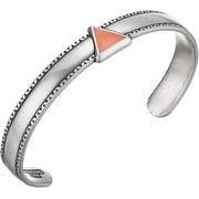 Alex and Ani Shark Tooth Chili Cuff Bracelet Rafaelian Silver One Size