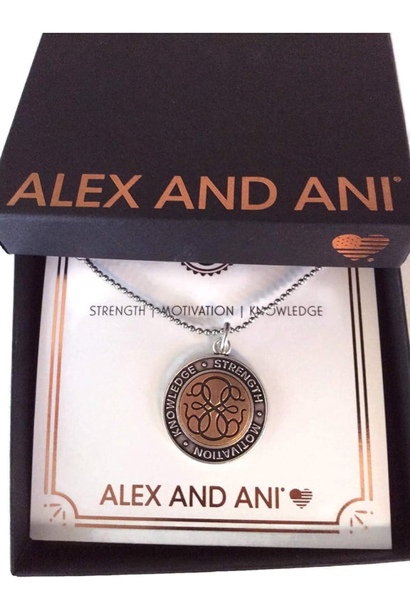 Women's 20" Two-Tone Path of Life Adjustable Necklace Rafaelian Silver One Size