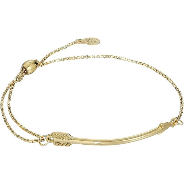 Alex and Ani Arrow Pull Chain Jewelry Women's 14kt Gold Plated