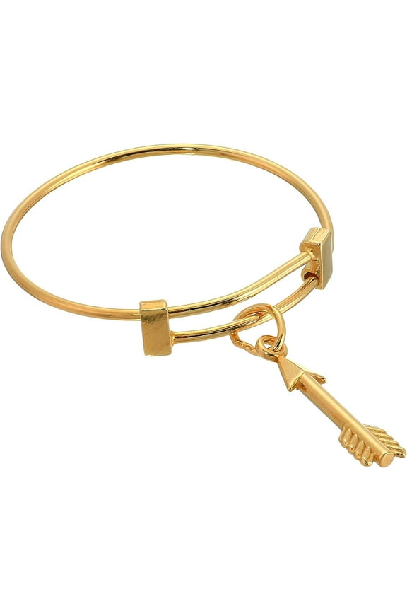 Women's Expandable Wire Ring Arrow, 14kt Gold Plated