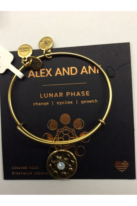 Women's Lunar Phase Bangle Rafaelian Gold One Size