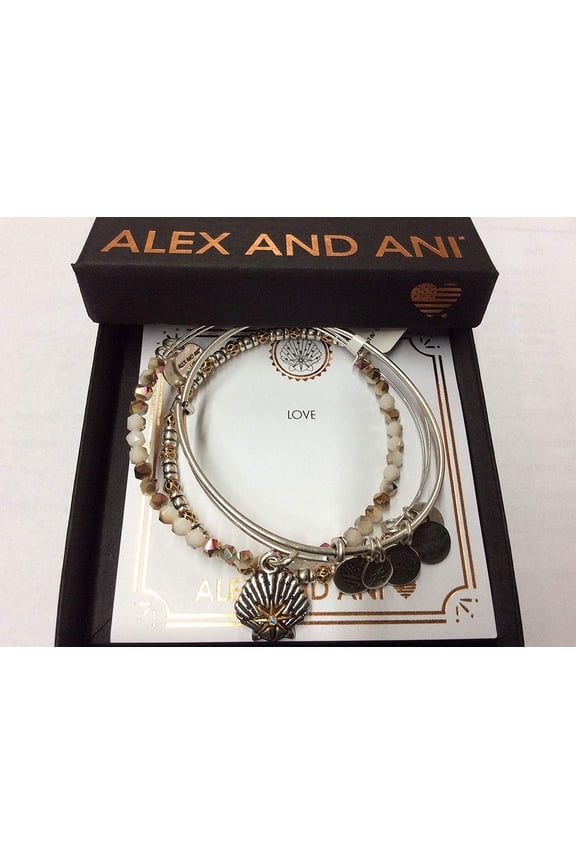 Women's Star of Venus Set of 3 Bracelet, Rafaelian Silver