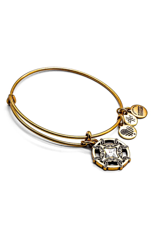 Women's Wings of Change Charm Bangle Bracelet