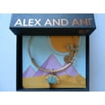 thumbnail image 1 of Alex and Ani Womens Blue Lotus EWB Bangle Bracelet, Expandable, 1 of 4