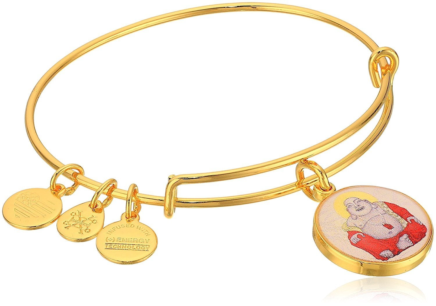 Alex and Ani Womens Saints and Sages - Laughing Buddha Bangle