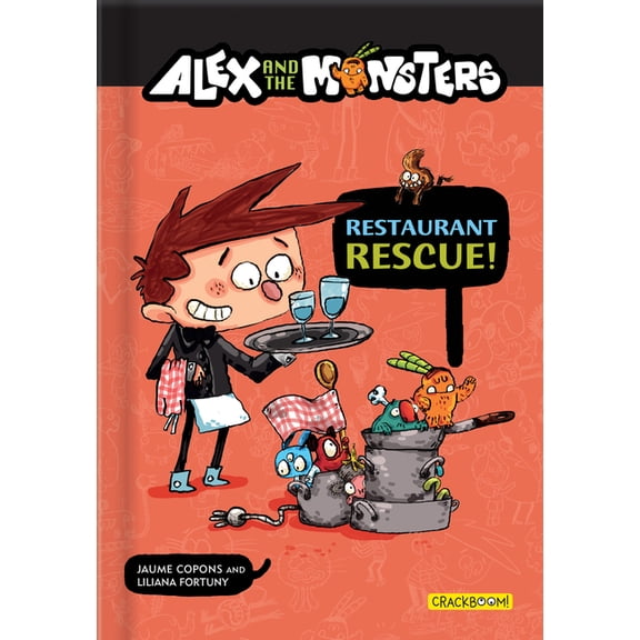 Pre-Owned Graphic Novel: Alex and the Monsters - Restaurant Rescue! Funny Comic Book Adventure for Kids Ages 6-10 Book 2 in the Al, (Paperback)