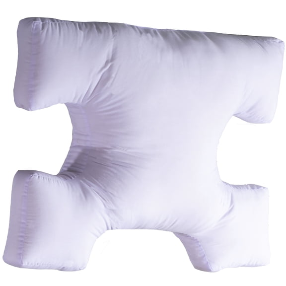 Alex Orthopedic CPAP Pillow for Side & Back Sleepers Neck, Spine & Airway Support - White