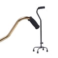 thumbnail image 1 of AlexOrthopedic Small Base Quad Cane - Bronze, 1 of 5
