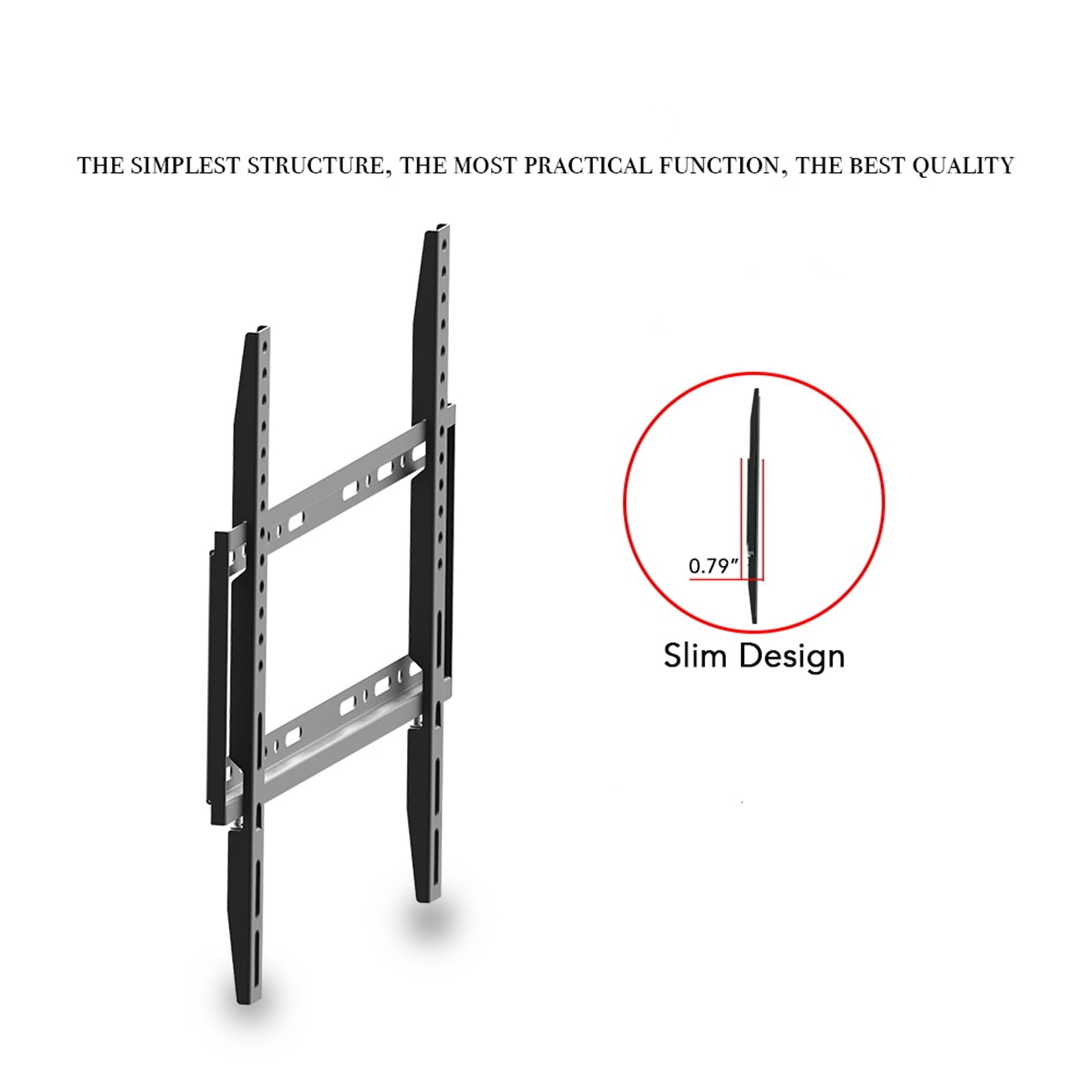 AlexTong TV Wall Mount,TV Mount for Most 26-55 Inch TVs Wall Mount TV Bracket VESA400x400mm