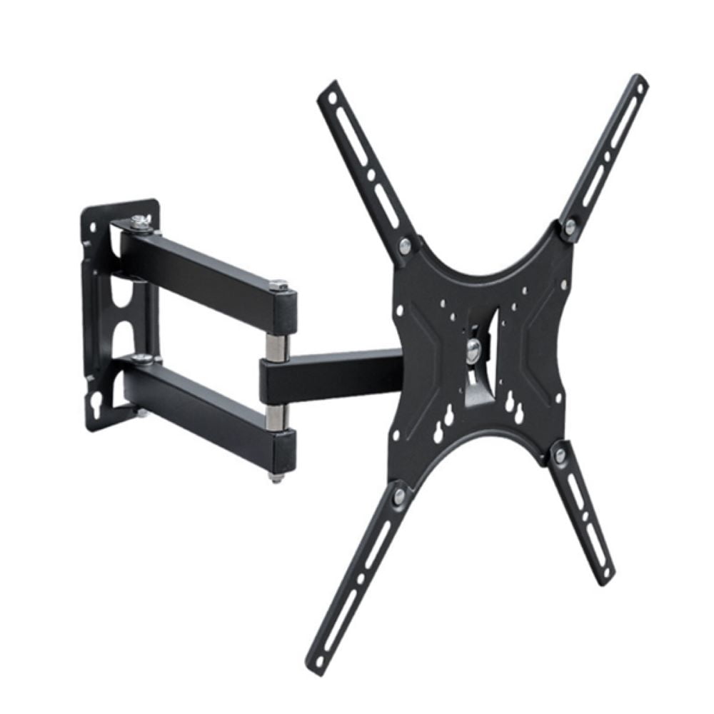 Full Motion TV Monitor Wall Mount for Most 14-55 inch Flat Curved Screen TVs & Monitors Up to 110lbs, Max VESA 400x400mm