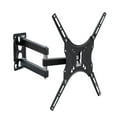 thumbnail image 1 of Full Motion TV Monitor Wall Mount for Most 14-55 inch Flat Curved Screen TVs & Monitors Up to 110lbs, Max VESA 400x400mm, 1 of 8