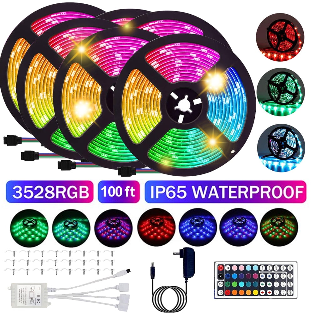 Multi Color Led Legs AlexTong Ultra Long 100ft LED Rope Lights Full Color |Dimmable & Color ...