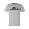 thumbnail image 1 of Alexa Add Wine to My Shopping List Womens Jersey Short Sleeve T-shirt-Silver-XL, 1 of 4