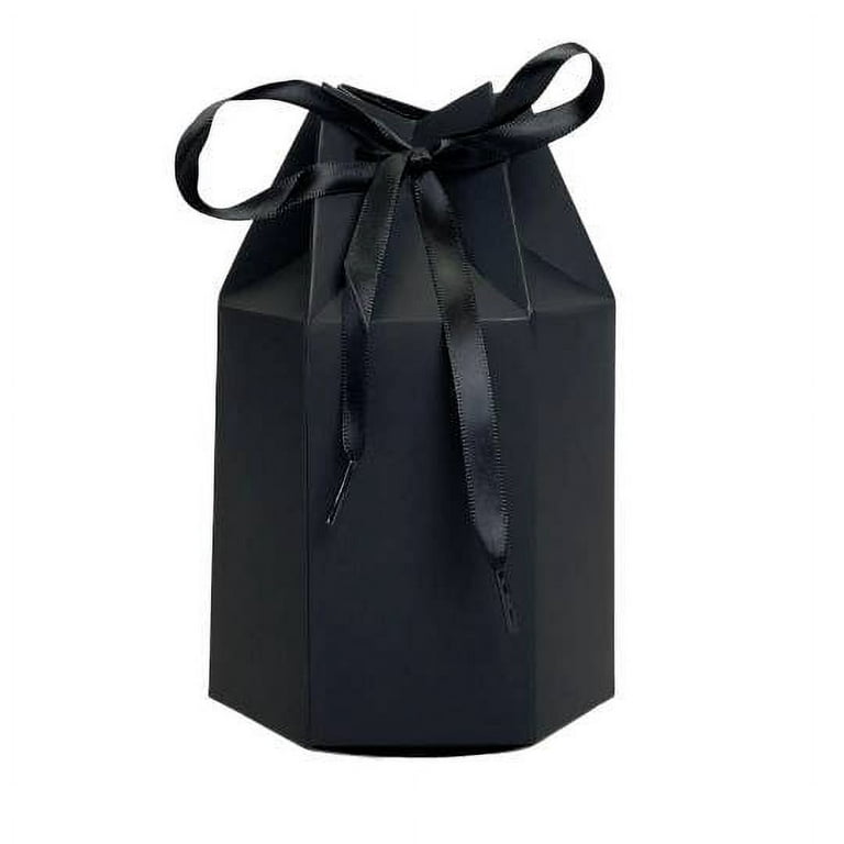 Alexa Large Matte Black Gift Bag - Candle Making Gift Bag (Case of 36) 