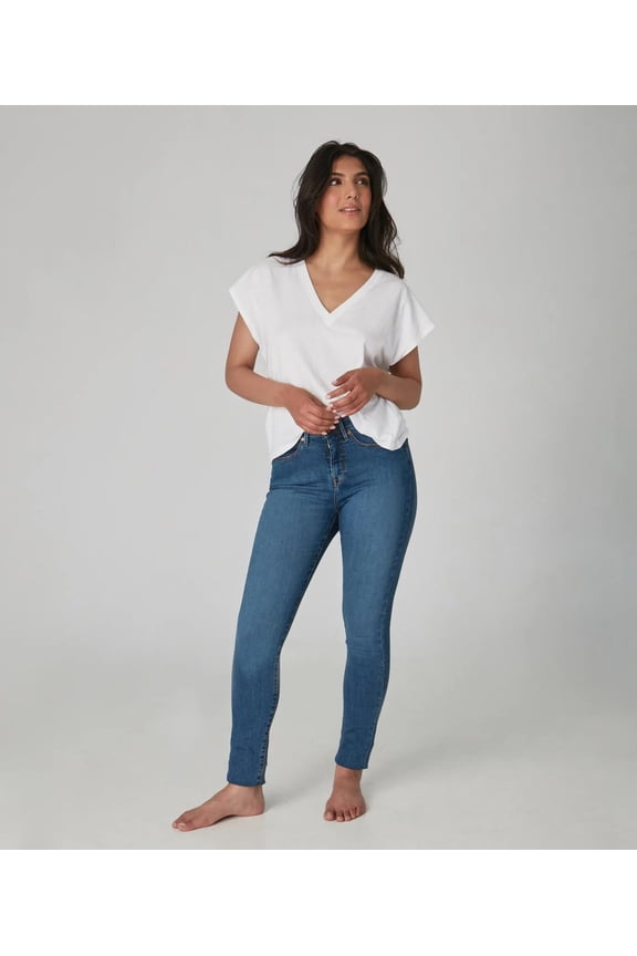 Alexa-STB High-Rise Skinny Jeans Stone Blue Size 29