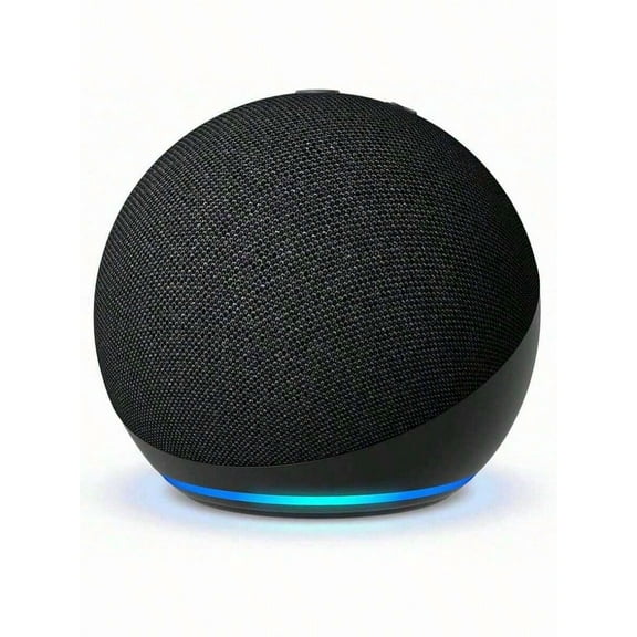 Alexa Smart Speaker with Vibrant Sound - Voice-Controlled, Bluetooth Enabled, Ideal for Bedrooms/Dining Rooms/Offices (Black/White/Blue)