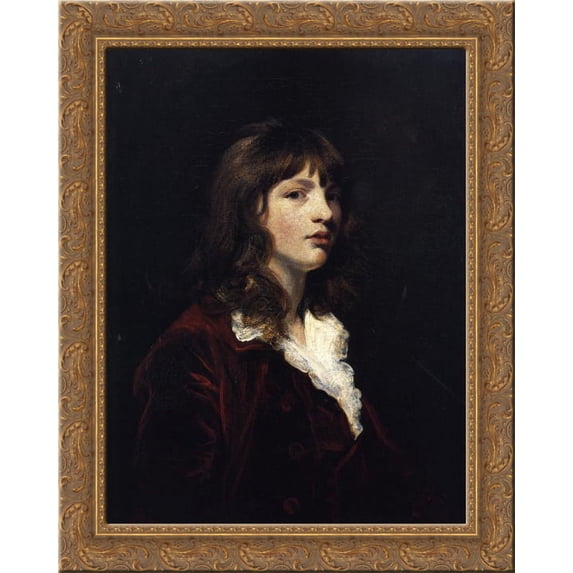 Alexander, 10th Duke of Hamilton 20x24 Gold Ornate Wood Framed Canvas Art by Reynolds, Joshua