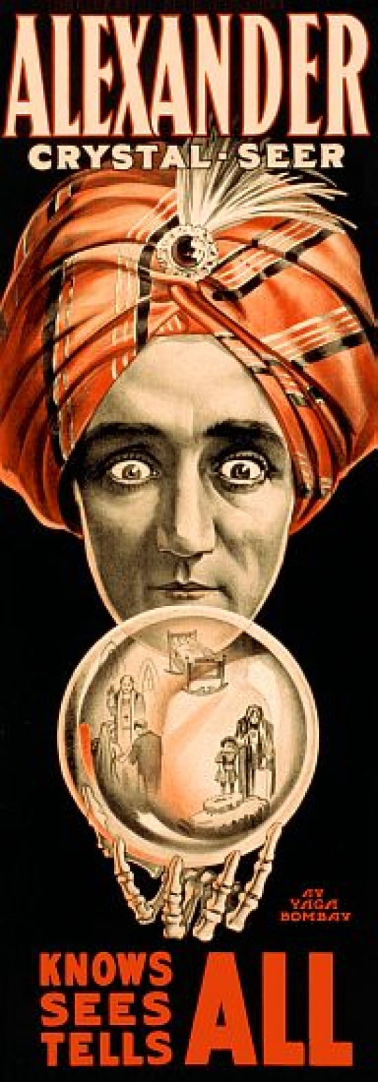 Alexander Crystal Seer Knows Sees Tells Magic Canvas Art - (36 x 54)