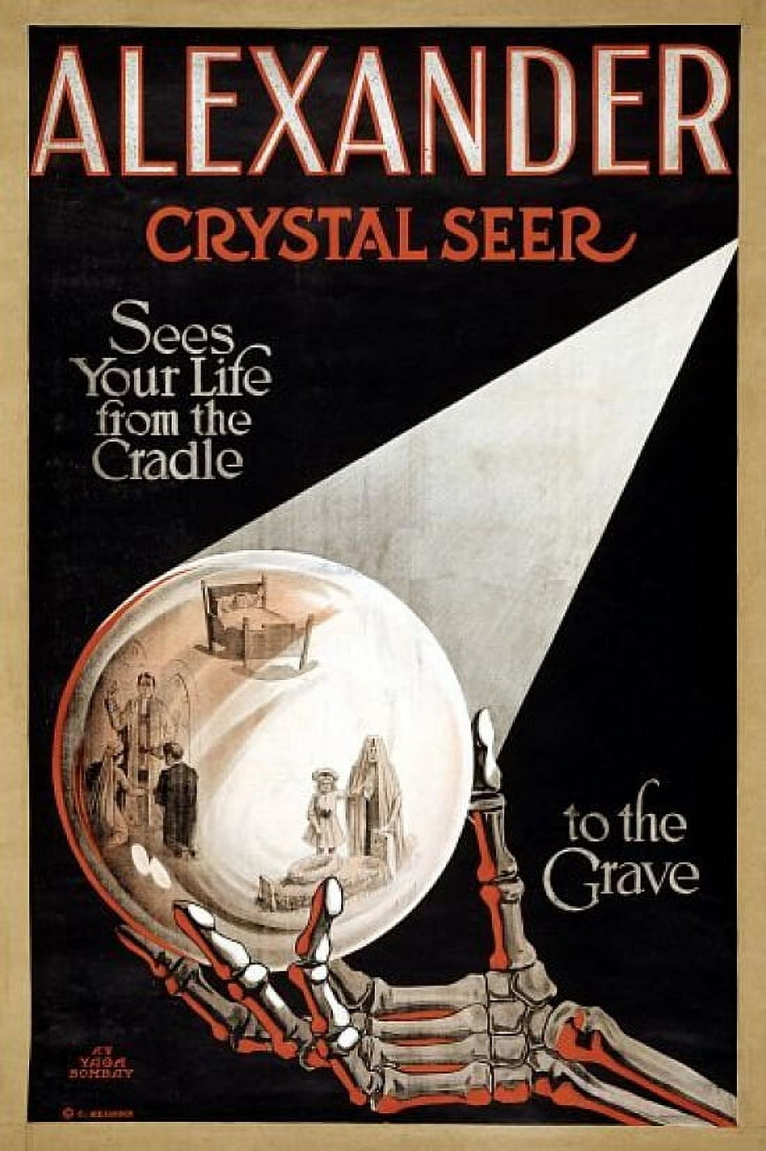 Alexander Crystal Seer Magic Canvas Art - (36 x 54)