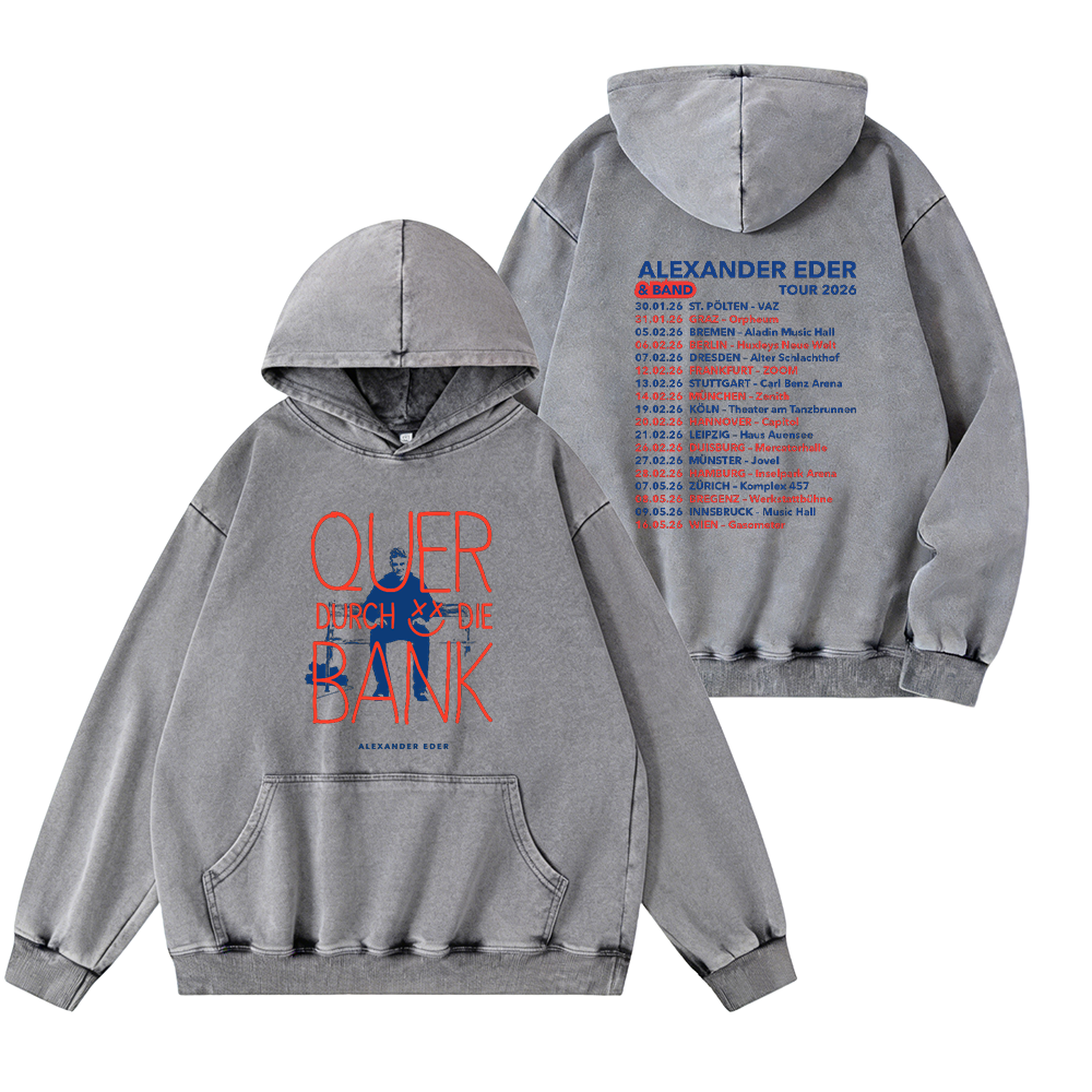Alexander Eder Quer durch die Bank Tour 2026 Merch Cotton Vintage Wash ...