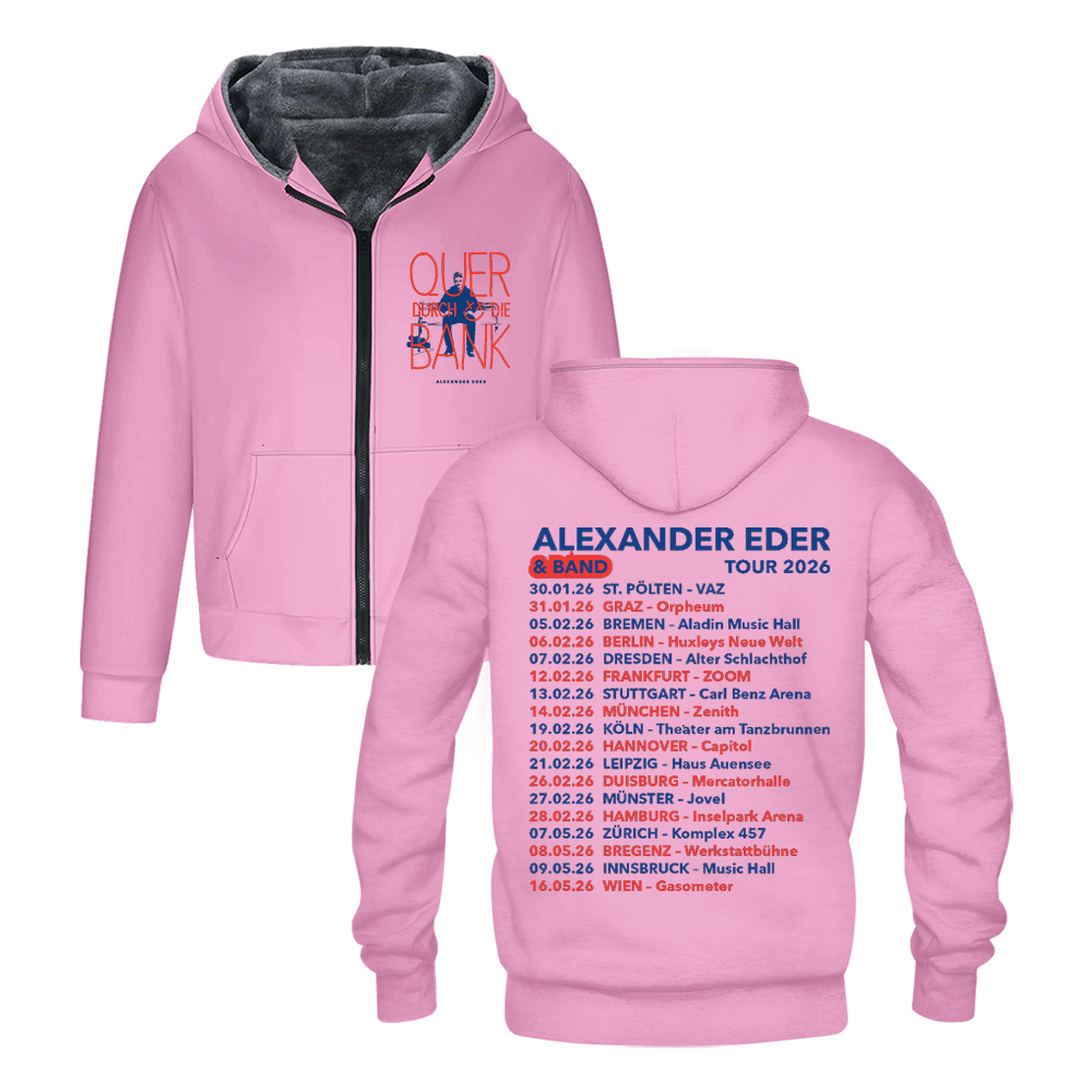 Alexander Eder Quer durch die Bank Tour 2026 Merch Men's Full Zip ...
