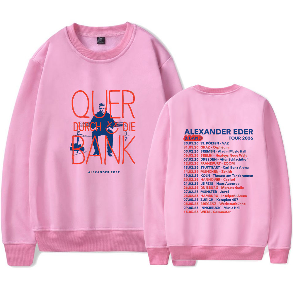 Alexander Eder Quer durch die Bank Tour 2026 Merch Sweatshirt Long ...