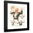 thumbnail image 1 of Alexander Evgenievich Yakovlev 11x14 Black Modern Framed Museum Art Print Titled - Sergei Kusevitsky Conducting the Boston Symphony Orchestra (1936), 1 of 5