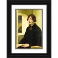 thumbnail image 1 of Alexander Evgenievich Yakovlev 13x18 Black Ornate Wood Framed Double Matted Museum Art Print Titled - Portrait of Irene Von Radlov, 1 of 5