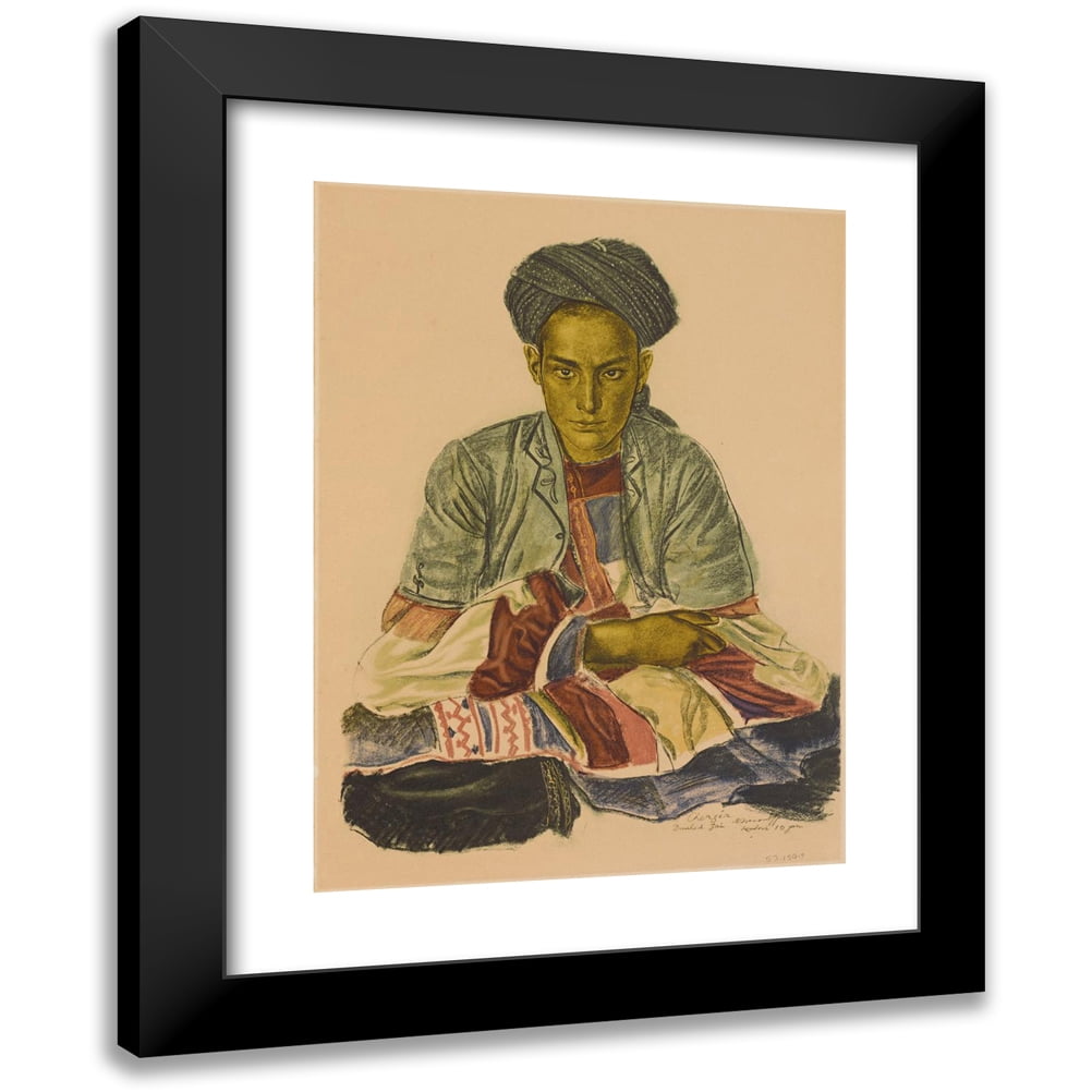 Alexander Evgenievich Yakovlev 19x24 Black Modern Framed Museum Art ...
