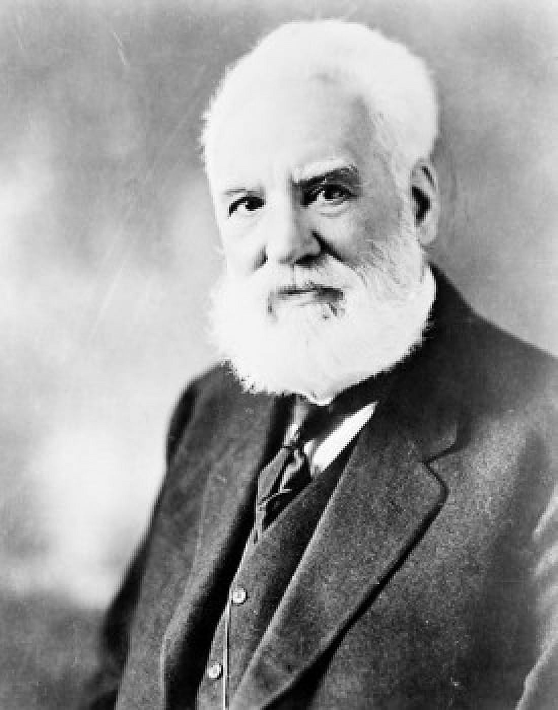 Alexander Graham Bell in 1918 portrait Canvas Art - (18 x 24)