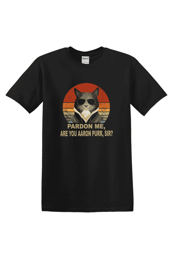 Alexander Hamilton Cat Graphic T-Shirt