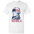 thumbnail image 1 of Alexander Hamilton Murica - Funny Musical History Play Adult Cotton T-Shirt - White, 1 of 6