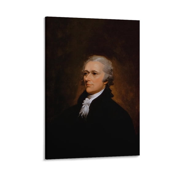 Alexander Hamilton Portraits Poster Gifts Canvas Painting Poster Wall Art Decorative Picture Prints Modern Decor 20x30inch(50x75cm)