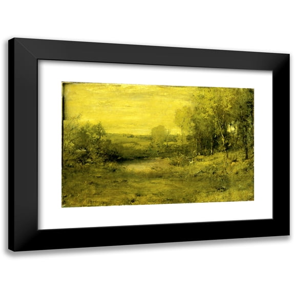 Alexander Helwig Wyant 14x11 Black Modern Framed Museum Art Print Titled - Spring