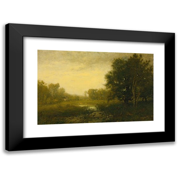 Alexander Helwig Wyant 24x17 Black Modern Framed Museum Art Print Titled - A Summer Day