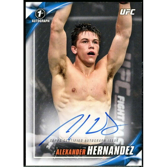 Alexander Hernandez Card 2019 Topps UFC Knockout Autographs #KAAH /199