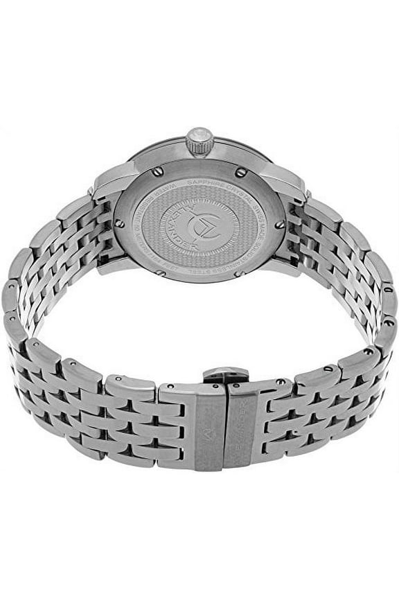 Heroic Macedon Black Dial Swiss Made Stainless Steel Watch A111B-03