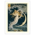 thumbnail image 1 of Alexander Herrmann’s Beautiful Illusion - Maid of the Moon - Vintage Magic Poster c.1898 - Fine Art Matte Paper Print (Unframed) 20x26in, 1 of 4