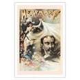 thumbnail image 1 of Alexander Herrmann the Great - Adelaide Herrmann the Queen of Magic - Vintage Magic Poster c.1885 - Fine Art Matte Paper Print (Unframed) 30x44in, 1 of 4