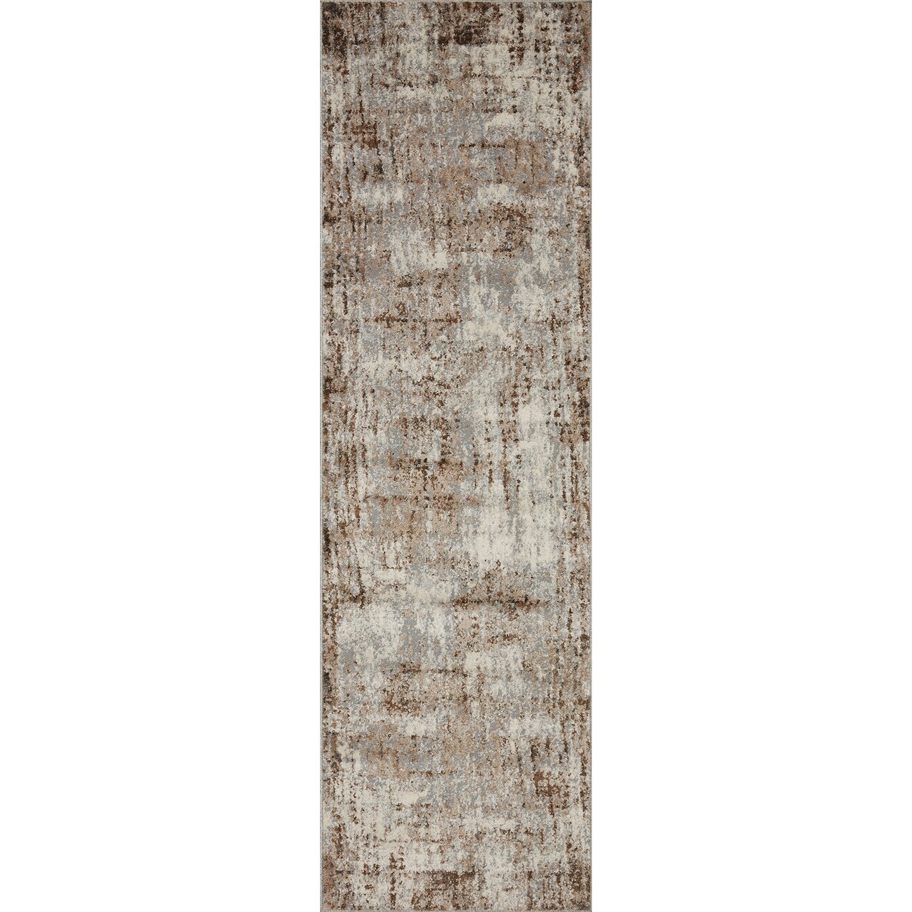 Alexander Home Grant Modern Abstract Area Rug 2'4" x 8' Natural