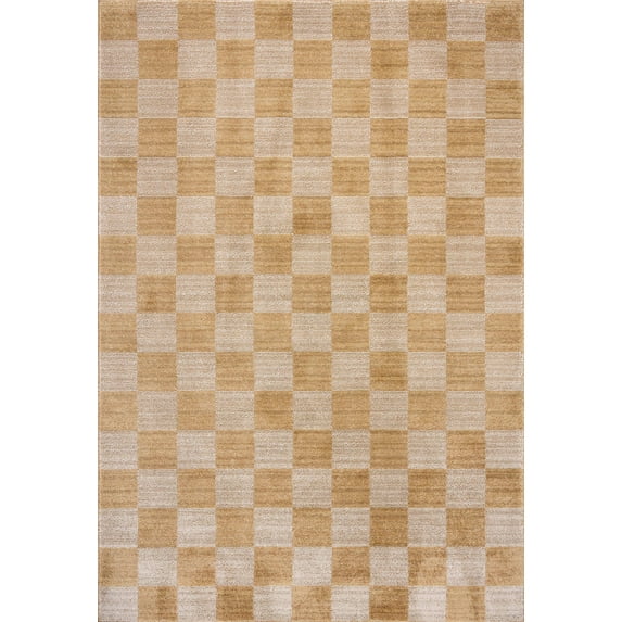 Chris Loves Julia x Loloi Calvin Apricot / Ivory 2'-3" x 3'-10" Accent Rug